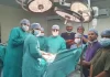 मेडिकल कॉलेज के हार्ट-चेस्ट और वैस्कुलर सर्जरी विभाग का एक और कीर्तिमान