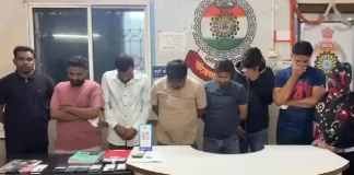 स्पॉ सेंटर की आड़ में देह व्यापार, मैनेजर तनय सोनी और महिला दलाल हेमा सिंह के साथ 9 आरोपी गिरफ्तार…