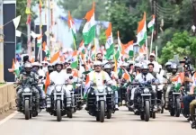 नारायणपुर से शुरू हुई बस्तर तिरंगा यात्रा: उपमुख्यमंत्री विजय शर्मा और वन मंत्री केदार कश्यप ने बाइक चलाकर किया नेतृत्व, नक्सल प्रभावित क्षेत्रों में पहुंचेगा तिरंगा