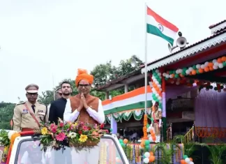 जिले में हर्षोल्लास के साथ मनाया गया स्वतंत्रता दिवस, वित्त मंत्री ओ.पी.चौधरी ने जिला मुख्यालय में किया ध्वजारोहण