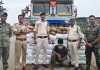 चिल्फी बॉर्डर पर 2.23 करोड़ का गांजा जब्त, कंटेनर के गुप्त चेंबर में छिपाकर हो रही थी तस्करी